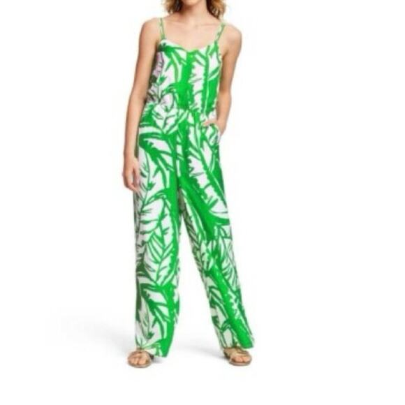 Lilly Pulitzer X Target Sz XS/TP Boom Boom Palm Print | EUC - Picture 1 of 3